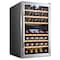 Ivation 43-Bottle Dual Zone Compressor Freestanding Wine Cooler Refrigerator - Stainless Steel IVFWCC431DWSS - alternate 1